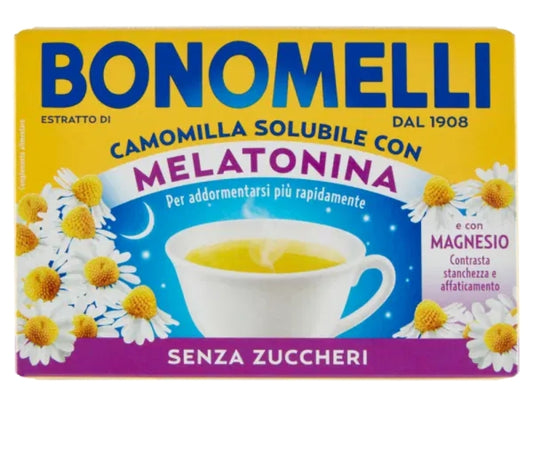 Bonomelli Camomilla Solubile con Melatonina – 16 Bustine