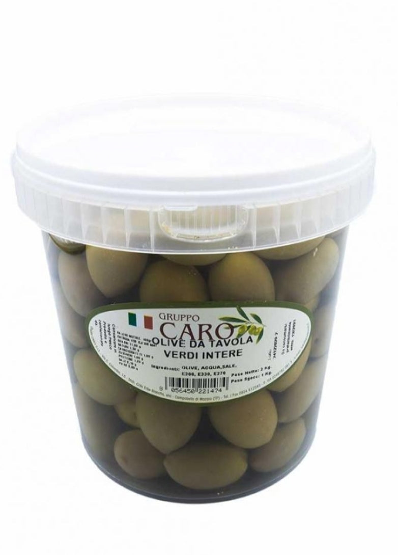 Olive Verdi Intere Dolci - 250 gr