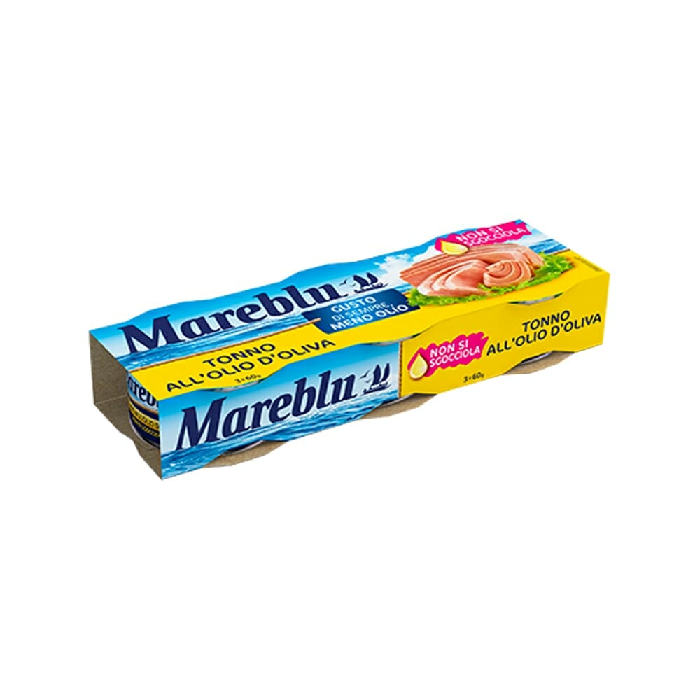Mareblu Tonno Olio d’Oliva – 3 x 80 gr