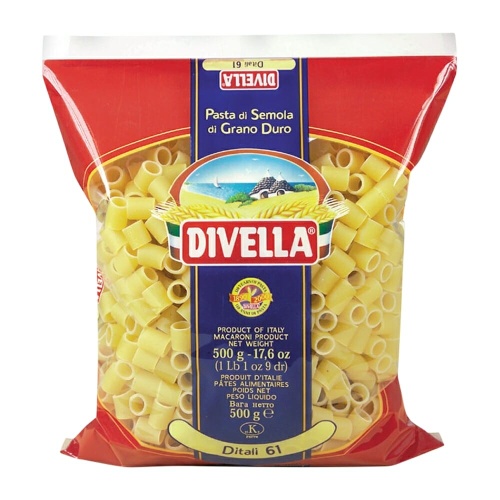 Divella 61 Ditali – 500 gr - Shopitalian