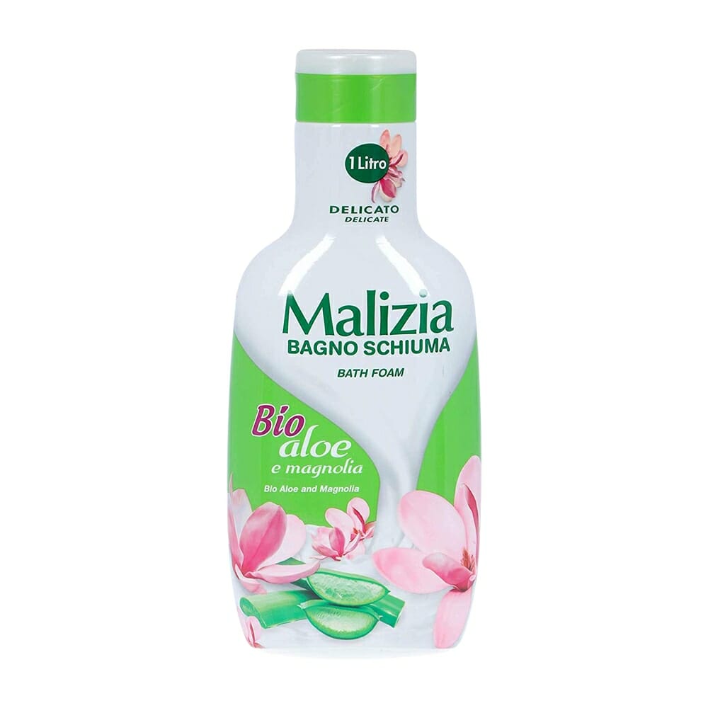 Malizia Bio Bagnoschiuma Delicato Aloe e Magnolia – 1 L - Shopitalian