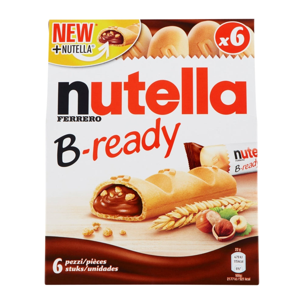 Ferrero Nutella B-Ready X6 - 132 gr - Shopitalian